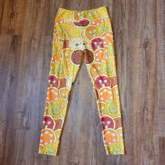 Purple Octopus Pie Leggings with Pockets - Picture 2 of 8